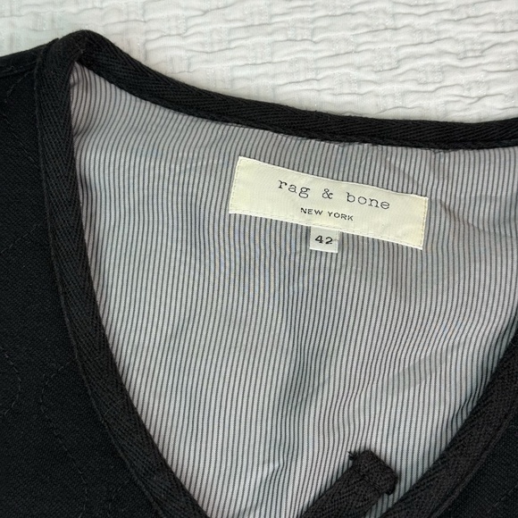 Rag & Bone Vest Black Quilted Lined Mans Size 42 (L) Designer Capsule Wardrobe - Picture 7 of 11